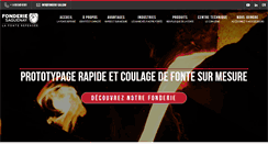 Desktop Screenshot of fonderie-sag.com